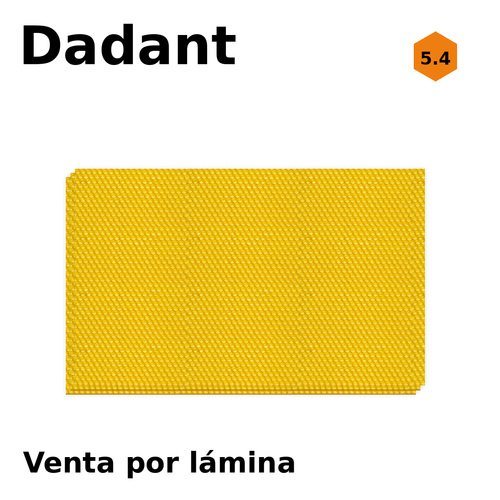 Standard-Dadant-Mittelwand aus Bienenwachs, einzeln