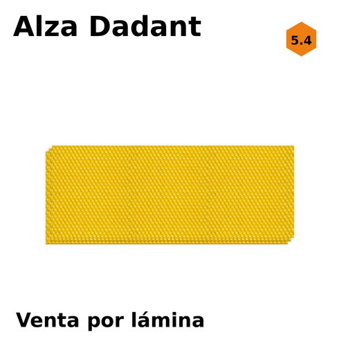 Standard-Dadant-Halbzargen-Mittelwand aus Bienenwachs, einzeln