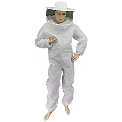 Imkeranzug mit Rundschleier und verstärktem Schutz