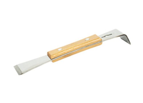 Stockmeißel aus Edelstahl mit Holzgriff, 20 cm