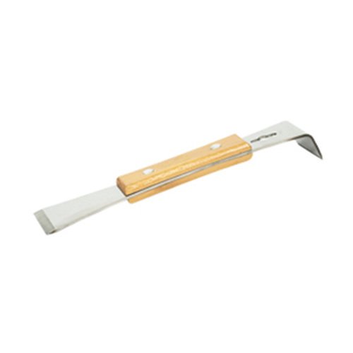 Stockmeißel aus Edelstahl mit Holzgriff, 20 cm