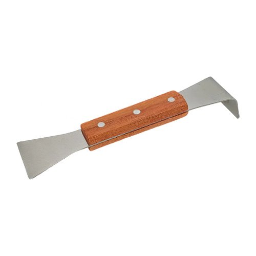 Economy-Stockmeißel aus Edelstahl mit Holzgriff, 20 cm