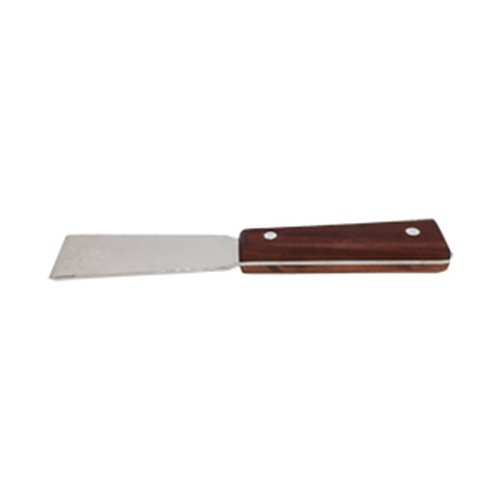 Klassischer flacher Stockmeißel mit Holzgriff, 21 cm