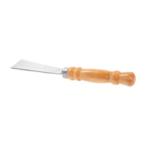Edelstahl-Stockmeißel mit ergonomischem Holzgriff, 24,5 cm