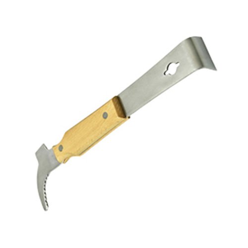 Edelstahl-Stockmeißel mit Holzgriff, 25 cm