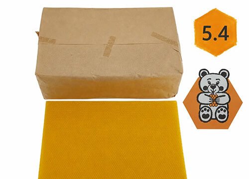 Dadant-Mittelwände Monte Miel im 5-kg-Paket